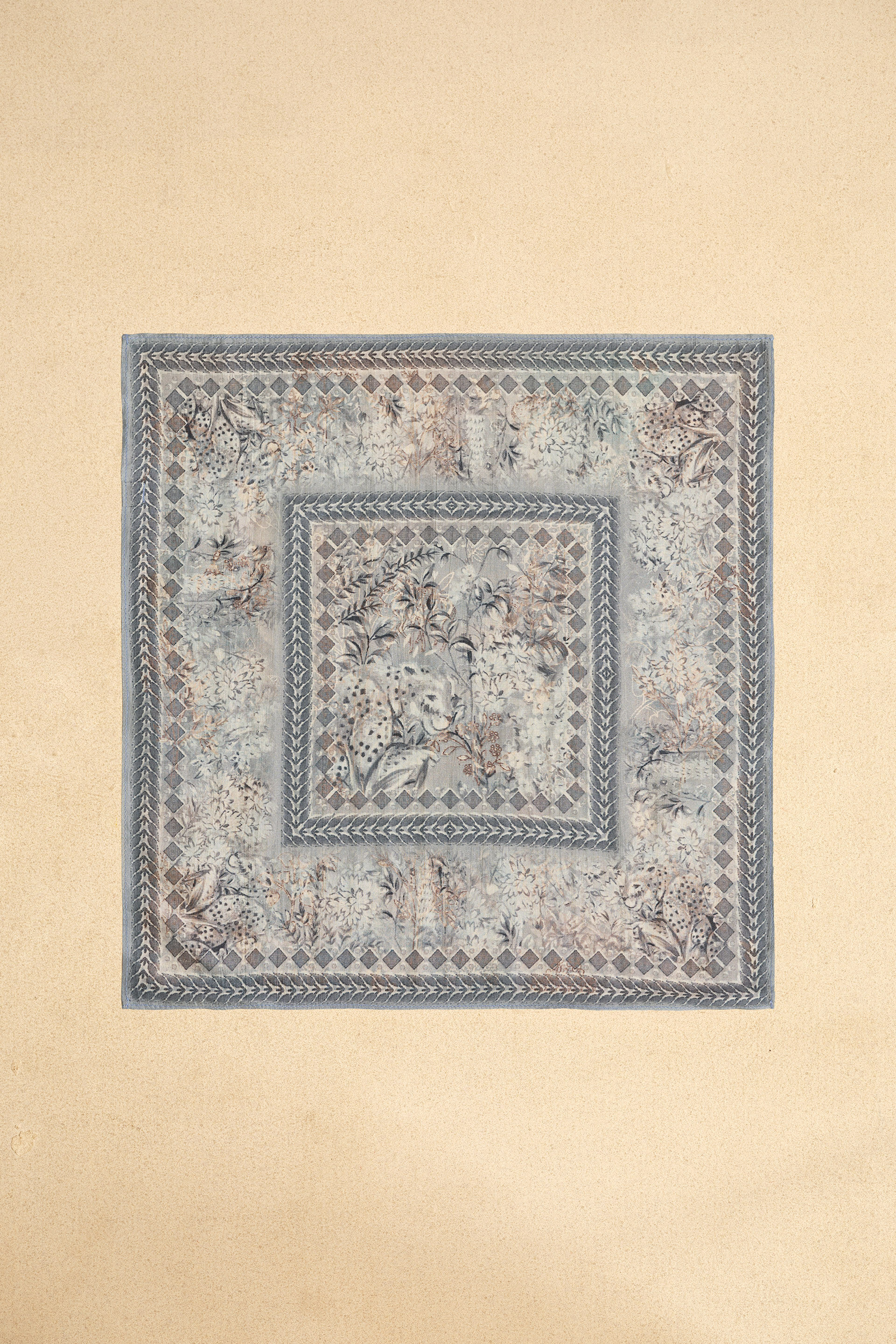 Rafi Silk Pocket Square - Powder Blue